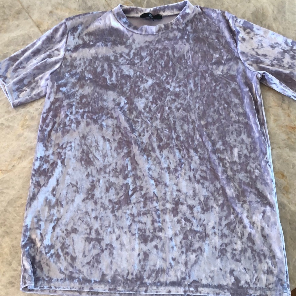 Women’s Crushed Velvet T Shirt